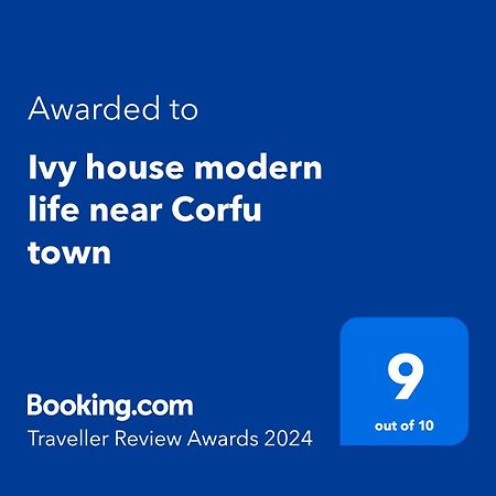 Apartamento Ivy House Modern Life Near Corfu Town Kontokali Exterior foto