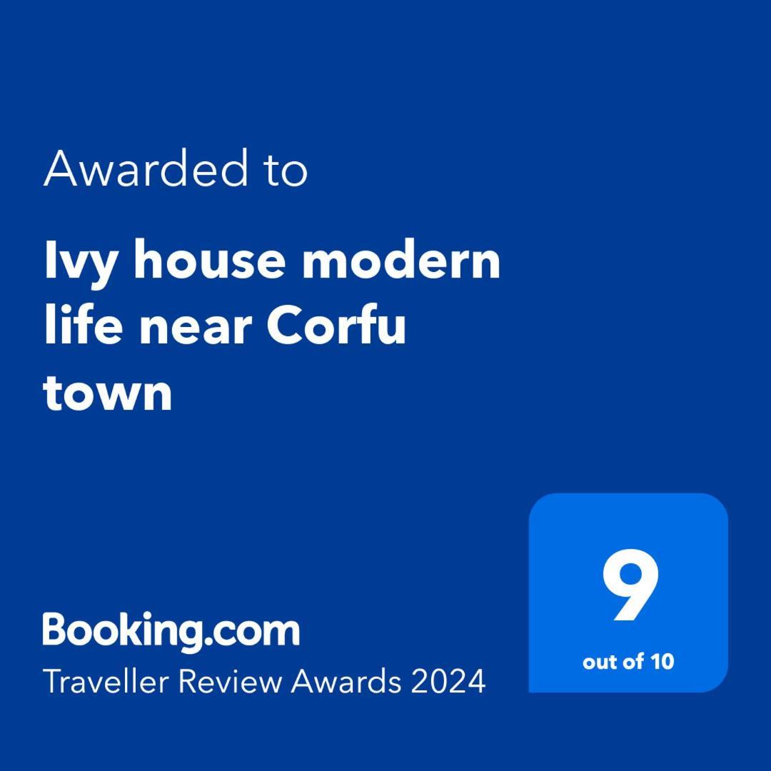 Apartamento Ivy House Modern Life Near Corfu Town Kontokali Exterior foto